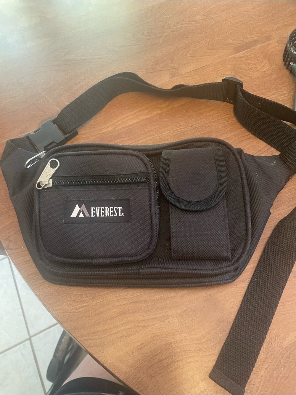 Black Waist Pack Bag